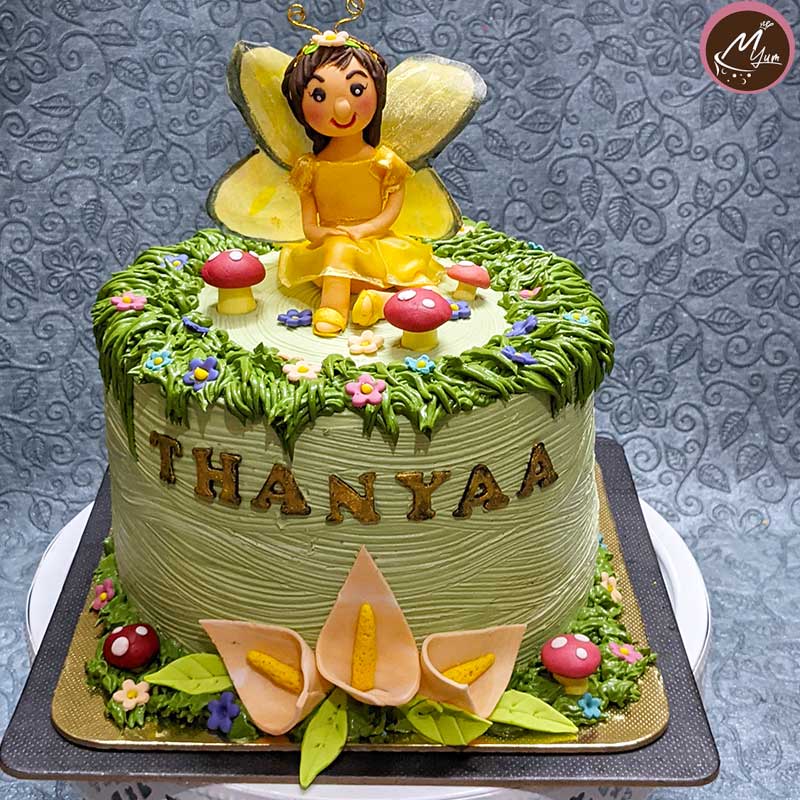 Fairy customized birthday theme cakes in coimbatore