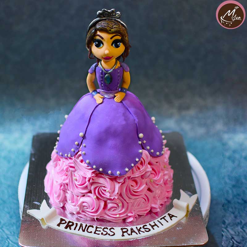 Princess customized theme cakes in coimbatore