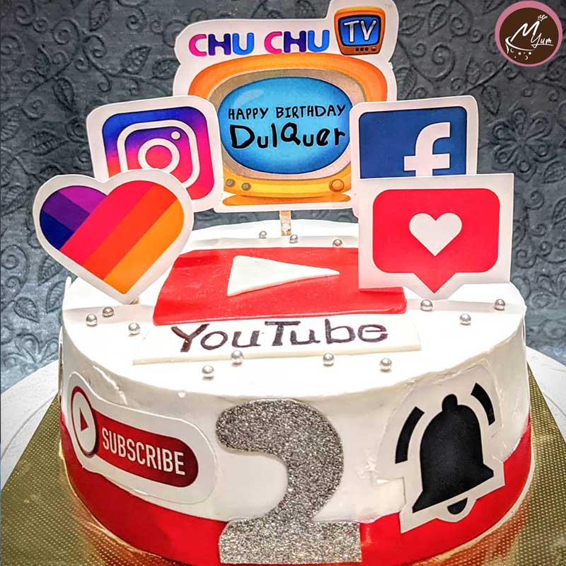 Social Media customized theme cakes in coimbatore