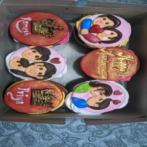 Anniversary cupcakes-customized-cupcakes-in-coimbatore