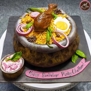 Chicken-Briyani-theme-birthday-cake-in-coimatore