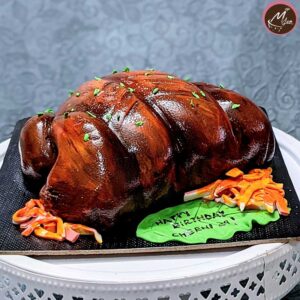 Grillchicken-theme-birthday-cake-in-coimatore