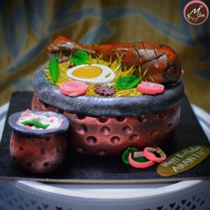biriyani with chicken leg piece-food-themes-customized-cake-designs-in-coimbatore