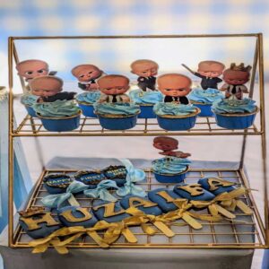 bossbaby theme cupcakes and cakesticles-customized-cupcakes-in-coimbatore