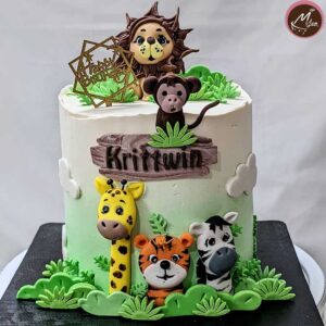 cute animals-customized-birthday-theme-cakes-designs-in-coimbatore