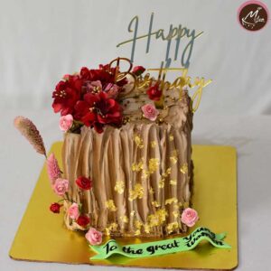 flower theme-birthday-cake-in-coimatore