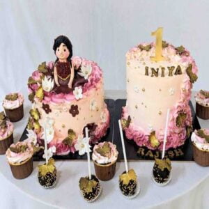 flowers and butterfly-customized-birthday-theme-cakes-designs-in-coimbatore