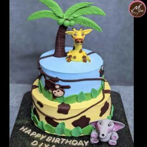 forest-customized-birthday-theme-cakes-designs-in-coimbatore