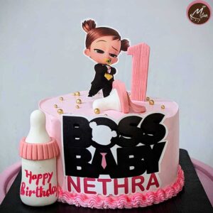 girl boss baby-customized-birthday-theme-cakes-designs-in-coimbatore