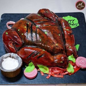 grill chicken-food-themes-customized-cake-designs-in-coimbatore