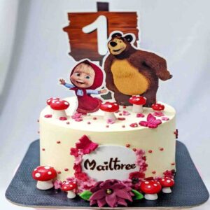masha and the bear-customized-birthday-theme-cakes-designs-in-coimbatore (2)
