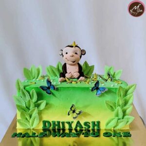 monkey-half-birthday-customized-theme-cakes-designs-in-coimbatore