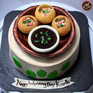 pani puri-food-themes-customized-cake-designs-in-coimbatore