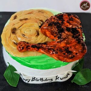 parota with alfaham chicken-food-themes-customized-cake-designs-in-coimbatore