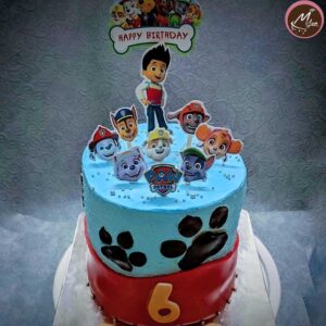 paw patrol-customized-birthday-theme-cakes-designs-in-coimbatore