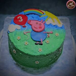 peppa pig-customized-birthday-theme-cakes-designs-in-coimbatore
