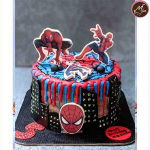 spiderman-customized-birthday-theme-cakes-designs-in-coimbatore