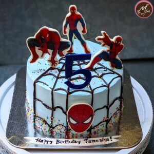 spiderman-customized-birthday-theme-cakes-designs-in-coimbatore (2)