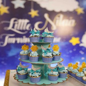 stars and moon theme cupcakes-customized-cupcakes-in-coimbatore
