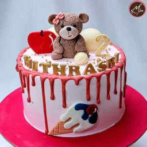 teddy bear-customized-birthday-theme-cakes-designs-in-coimbatore