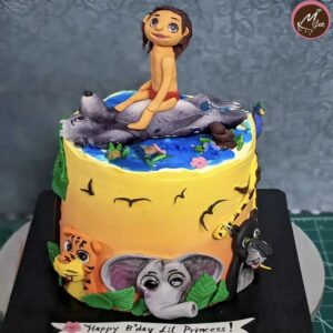 the jungle book-customized-birthday-theme-cakes-designs-in-coimbatore